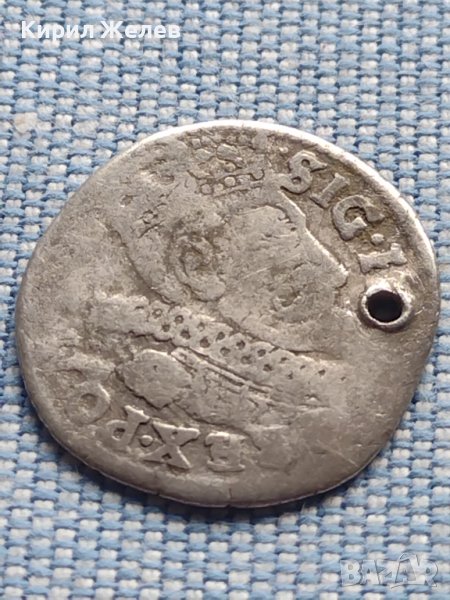 Сребърна монета 3 гроша 1601г. Сигизмунд трети ПОЛША 28467, снимка 1