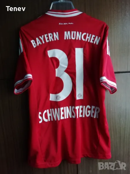Байерн Мюнхен Швайнщайгер оригинална тениска фланелка Adidas Bayern Munchen Schweinsteiger S размер , снимка 1