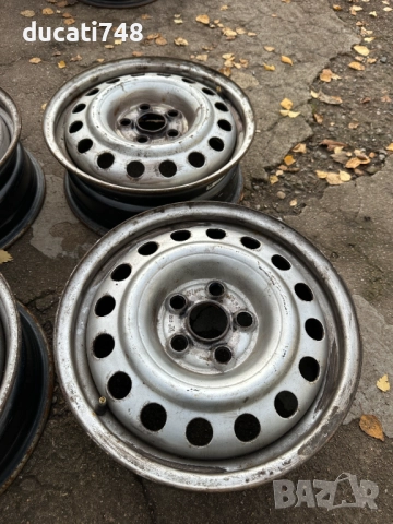 4бр. железни джанти 16" 5х112 - VW Sharan, Seat Alhambra, Ford Galaxy, снимка 3 - Гуми и джанти - 52630167