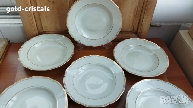 Стар български порцелан чинии, снимка 2 - Антикварни и старинни предмети - 33044981