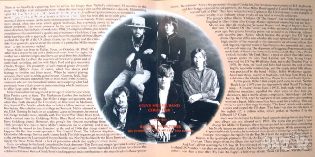 Steve Miller Band – The Best Of 1968 - 1973 (1990, CD), снимка 4 - CD дискове - 43441435