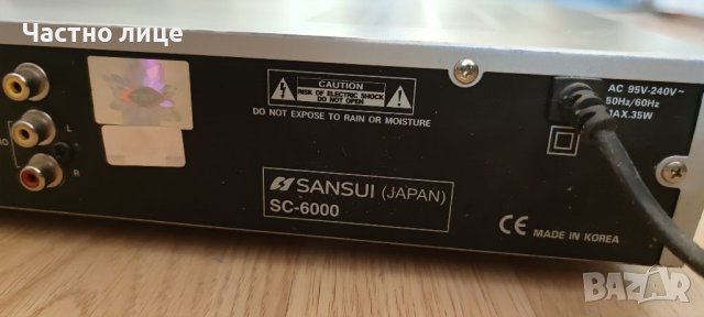 Комплект японски цифров сателитен приемник SANSUI SC-6000 с CI слот за карти , снимка 4 - Приемници и антени - 37734499