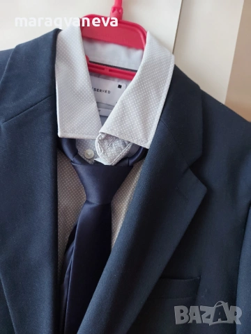 Официален костюм, размер 50 / М , риза +вратовръзка, снимка 4 - Костюми - 53237998
