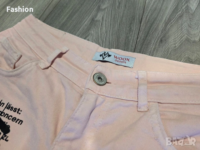 Уникални дънкови дамска панталонки WOOX denim, снимка 6 - Къси панталони и бермуди - 53524479