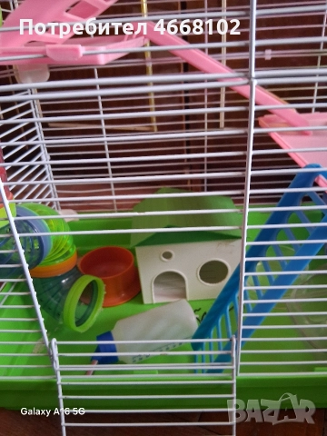 Голяма клетка за хамстери употребявана, снимка 3 - Хамстери - 52649981