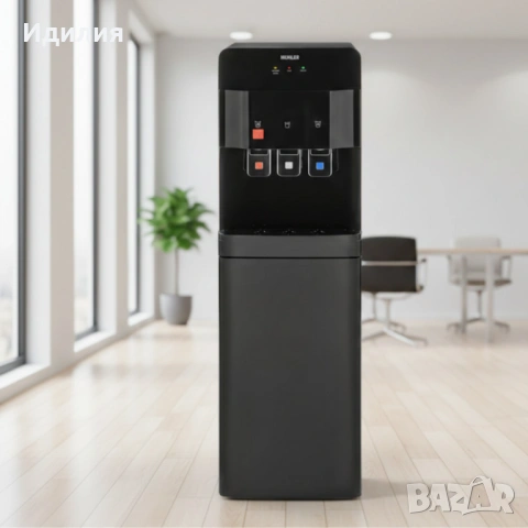 Диспенсер за вода Muhler WD-99CBL, компресор, долно зареждане, снимка 3 - Други - 53501406