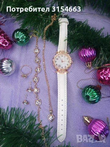 Дамски комплект часовник с бижута , снимка 9 - Бижутерийни комплекти - 52870239