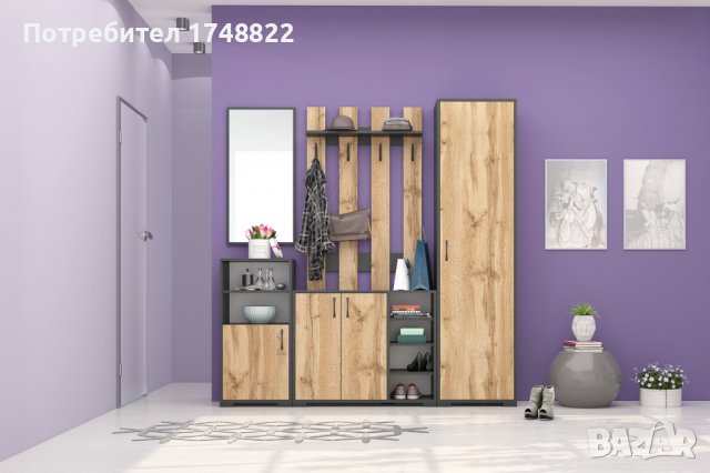 Модулно обзавеждане за антре " Денвър", снимка 3 - Шкафове - 38249377