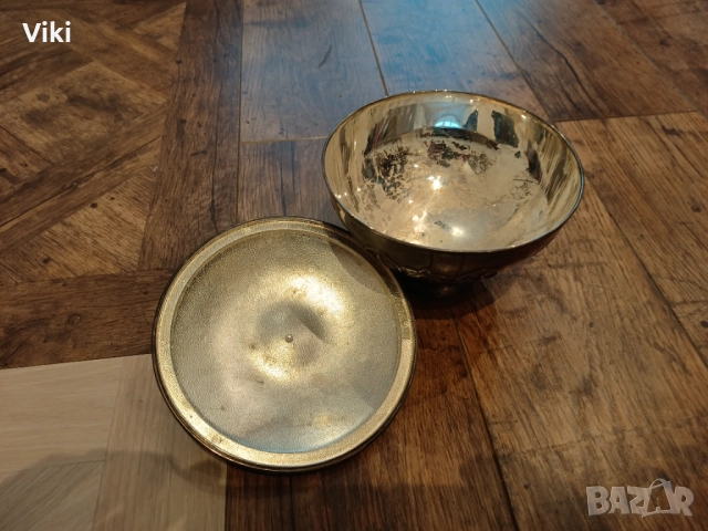 Посребрена бонбониера , снимка 9 - Декорация за дома - 52093103