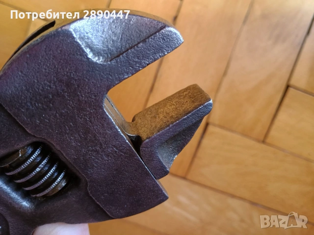 Стар американски раздвижен ключ, снимка 6 - Ключове - 53065377