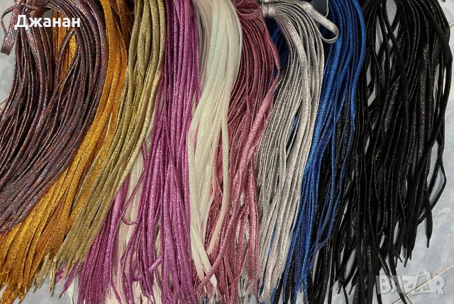 Блестящи връзки за обувки/маратонки, снимка 5 - Други - 43024942