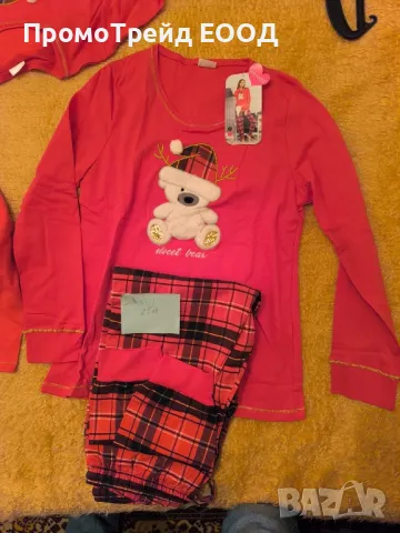 Дамски Коледни пижами , снимка 3 - Пижами - 48048890