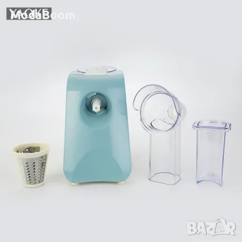 Електрическо ренде за сирена и салати с различни приставки / Цвета е според наличността в склада, снимка 9 - Кухненски роботи - 48557710