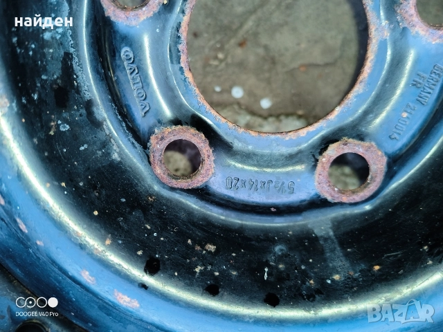 Джанти от Volvo 240, снимка 7 - Гуми и джанти - 52702085