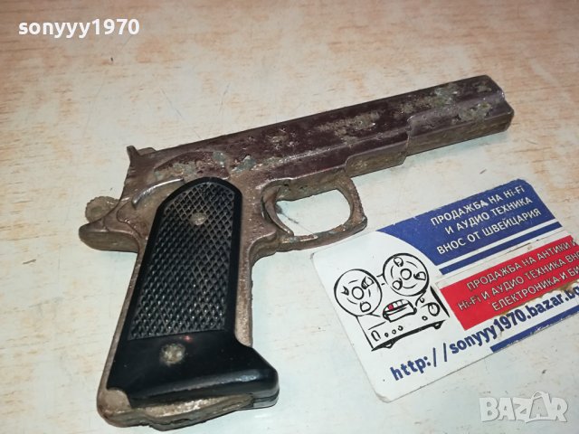 СТАР ПИСТОЛЕТ-МЕТАЛЕН ЗАПАЛКА 0502241116, снимка 6 - Антикварни и старинни предмети - 44140695