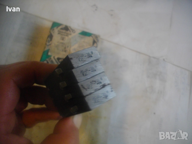 1/2"-3/4" цол нови резбонарезни ножове чехославашки старо качество на NAREX за винторезка JOPAL 2, снимка 15 - Други инструменти - 52721074