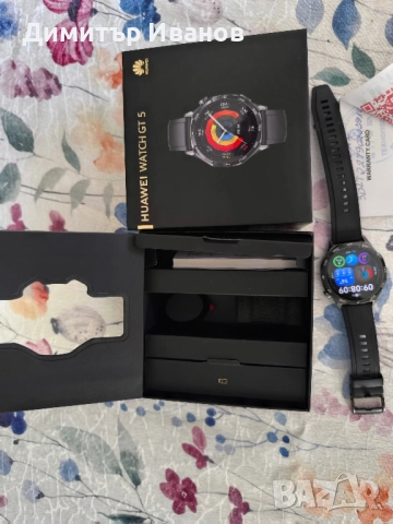 Hyuwei GT5 + Гаранция, снимка 2 - Смарт гривни - 51775404