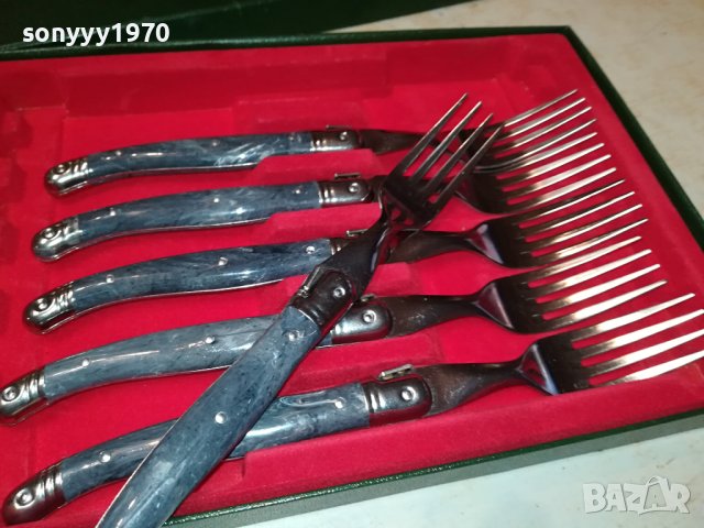 ФРЕНСКИ ВИЛИЦИ-LAGUIOLE 6БР 0412231018, снимка 9 - Антикварни и старинни предмети - 43264214