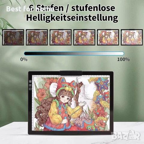 Акумулаторна светлинна маса, снимка 4 - Рисуване и оцветяване - 51123213