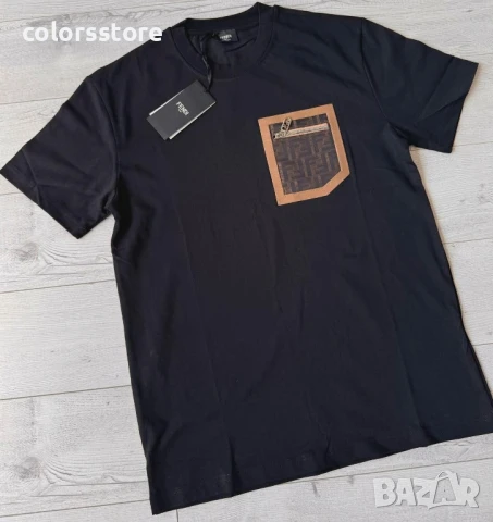 Мъжка Черна тениска Fendi/IM65n