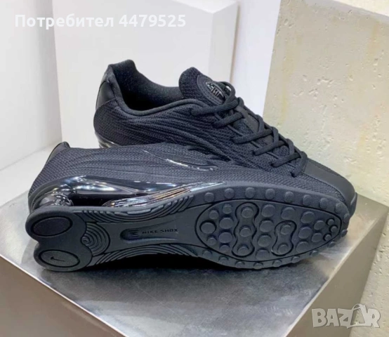 Нови мъжки маратонки Nike Air Max Shox Z black, снимка 3 - Маратонки - 53358936