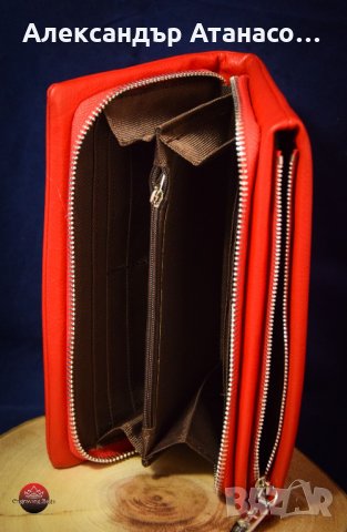 Лазерно гравирано дамско портмоне , снимка 3 - Портфейли, портмонета - 35308426