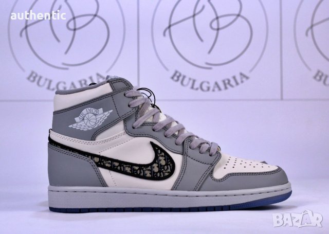Nike Air Jordan 1 х Dior High Дамски/Мъжки , снимка 2 - Кецове - 34638654