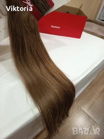 Индийска естествена коса 110гр.50см.