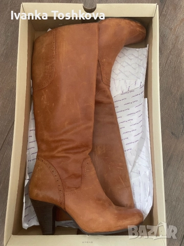 Естествена кожа ботуши - 39