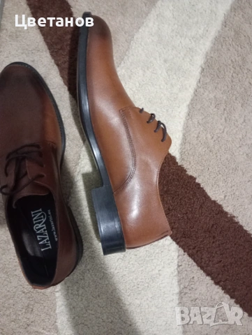 Обувки Lazarini 42 номер, снимка 5 - Официални обувки - 53058762