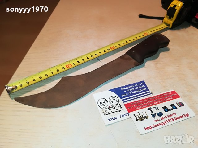 стар нож-кукри/сатър 30см 2007211153, снимка 5 - Антикварни и старинни предмети - 33573357