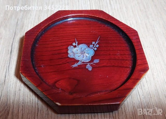 подложки дървени инкрустирани със седеф за ценители , снимка 6 - Декорация за дома - 51694540