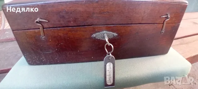 1900г,дървена кутия за немски  часовникарски струг Lorch,Shmidt&Co., снимка 3 - Антикварни и старинни предмети - 48017457