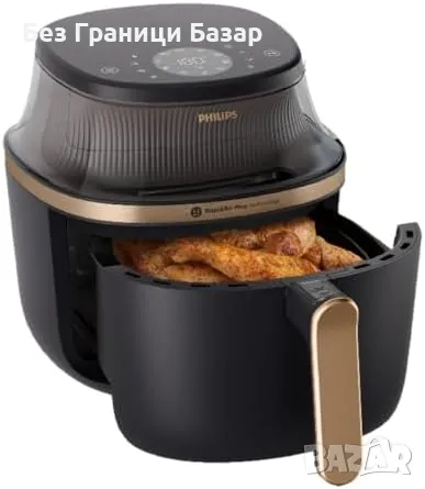 Нов Фритюрник без мазнина Philips 7.2L, 16 режима, лесно почистване