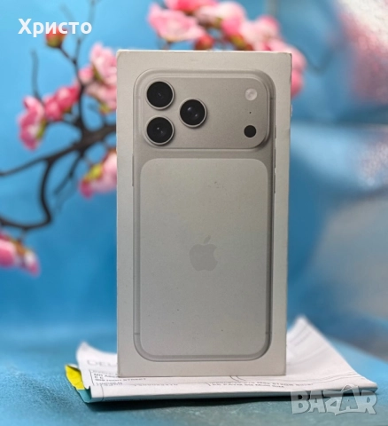 НОВ!!! Apple iPhone 17 Pro Max, 512GB, 5G, Silver + подарък оригинален адаптер Apple , снимка 3 - Apple iPhone - 52920249