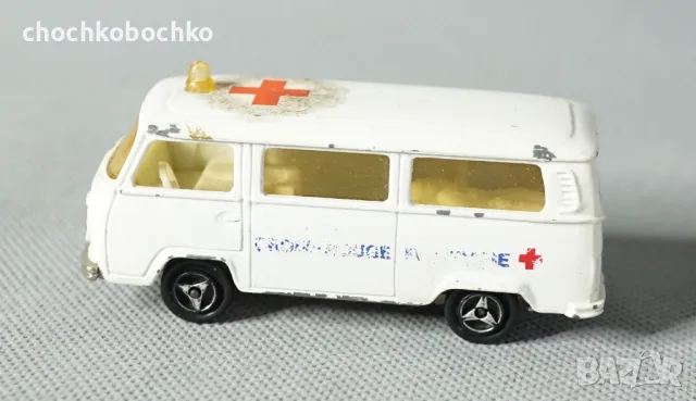 Majorette VW Fourgon Стара метална играчка модел количка линейка, снимка 3 - Други ценни предмети - 48588088