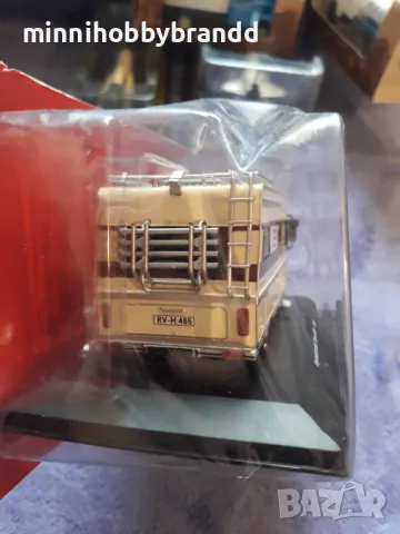 Mercedes Benz Camper Hymermobil Type 650 1985 1.43 Scale Hachette .Top top top  Model.!, снимка 13 - Колекции - 47340227