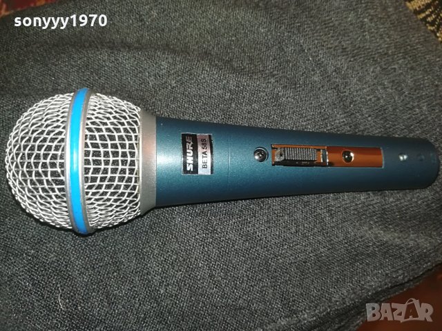 shure beta sm58s-vocal-внос швеицария, снимка 1 - Микрофони - 28514676