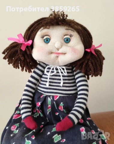 Кукла София. Текстилна мека кукла. ръчна изработка, снимка 13 - Кукли - 52816918