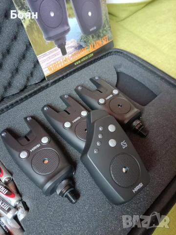 Сигнализатори на марката Hirisi, 3+1. Нови, отворени само за проба. Батриите са бонус към комплекта., снимка 2 - Такъми - 53062106