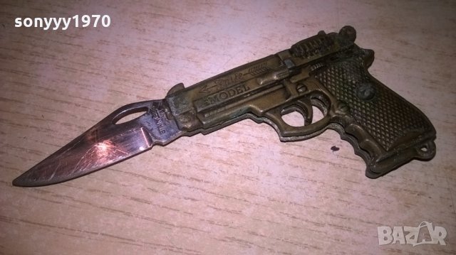 мини пищов/нож-6х4.5х1см без острието, снимка 10 - Колекции - 27535975