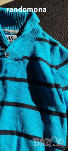 Детски пуловер с шал яка размер 104, снимка 3 - Детски пуловери и жилетки - 38490909