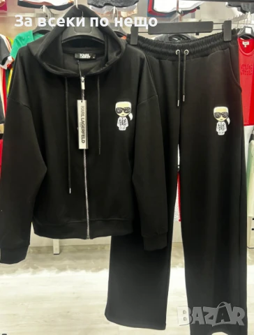 Karl Lagerfeld Дамски Спортен Комплект С Бродирано Лого🔝Дамски Спортен Екип Код A836, снимка 2 - Спортни екипи - 51384230