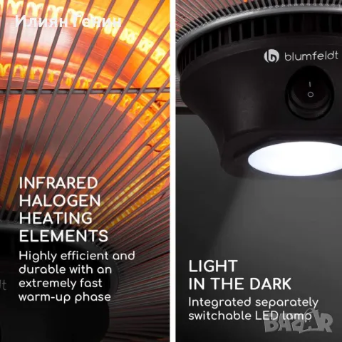 Инфрачервен нагревател за таван, снимка 7 - Отоплителни печки - 47371805