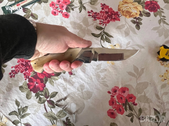 Ръчна изработка-голям,корав, снимка 4 - Ножове - 52548055