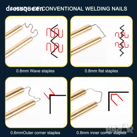 4150 Поялник с куфар и скоби за лепене на пластмаса 70 вата, снимка 8 - Поялници и запояване - 44907898