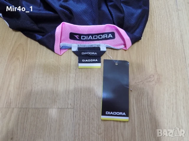 ново вело джърси diadora тениска горнище екип блуза елек шосейно колоездене оригинално мъжко L, снимка 6 - Спортни дрехи, екипи - 51403329