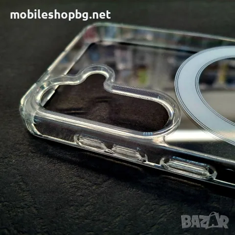 Samsung Galaxy S25 /S25 Plus /S25 Ultra  MagSafe прозрачен гръб , снимка 4 - Калъфи, кейсове - 49040663