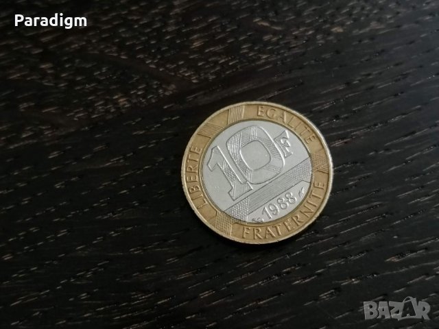 Монета - Франция - 10 франка | 1988г., снимка 1 - Нумизматика и бонистика - 28218440