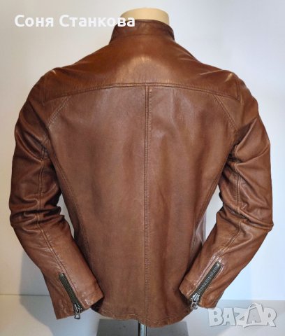 Мъжко кожено яке от естествена кожа - BOSS , Strellson, снимка 8 - Якета - 43182833
